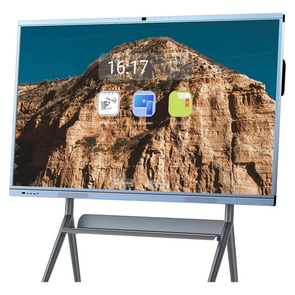 JYXOIHUB Smart Boards 65inch Pro Electronic Whiteboard Reverse Control IR Touch Rotatable 4K Monitor Wireless 5G/WiFi Connectivity for Digital Signage, Classrooms & Conferences