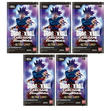 Bandai Dragon Ball Super Trading Cards - Fusion World Ultra Limit FB04 - PACKS [5 Pack Lot]