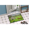 thumbnail image 2 of Carolines Treasures ASA2179JMAT Agneaux- Moutons et Lièvres Tapis d'Intérieur Ou d'Extérieur- 24 x 36, 2 of 4