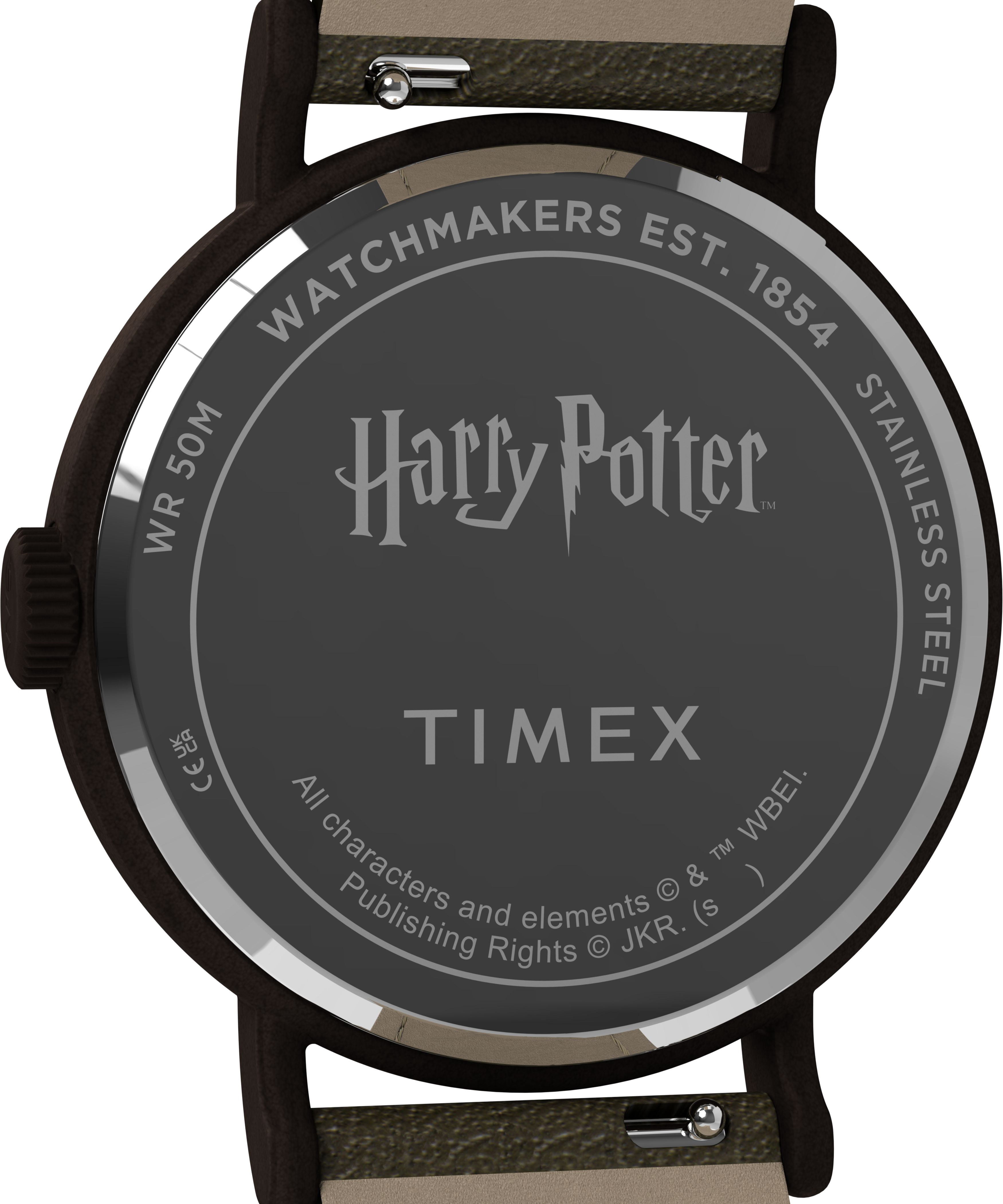 Timex Unisex Harry Potter x Weekender Sorting Hat 37mm Watch - Green Two- Piece Quick Release Green Dial Bronze-Tone Case