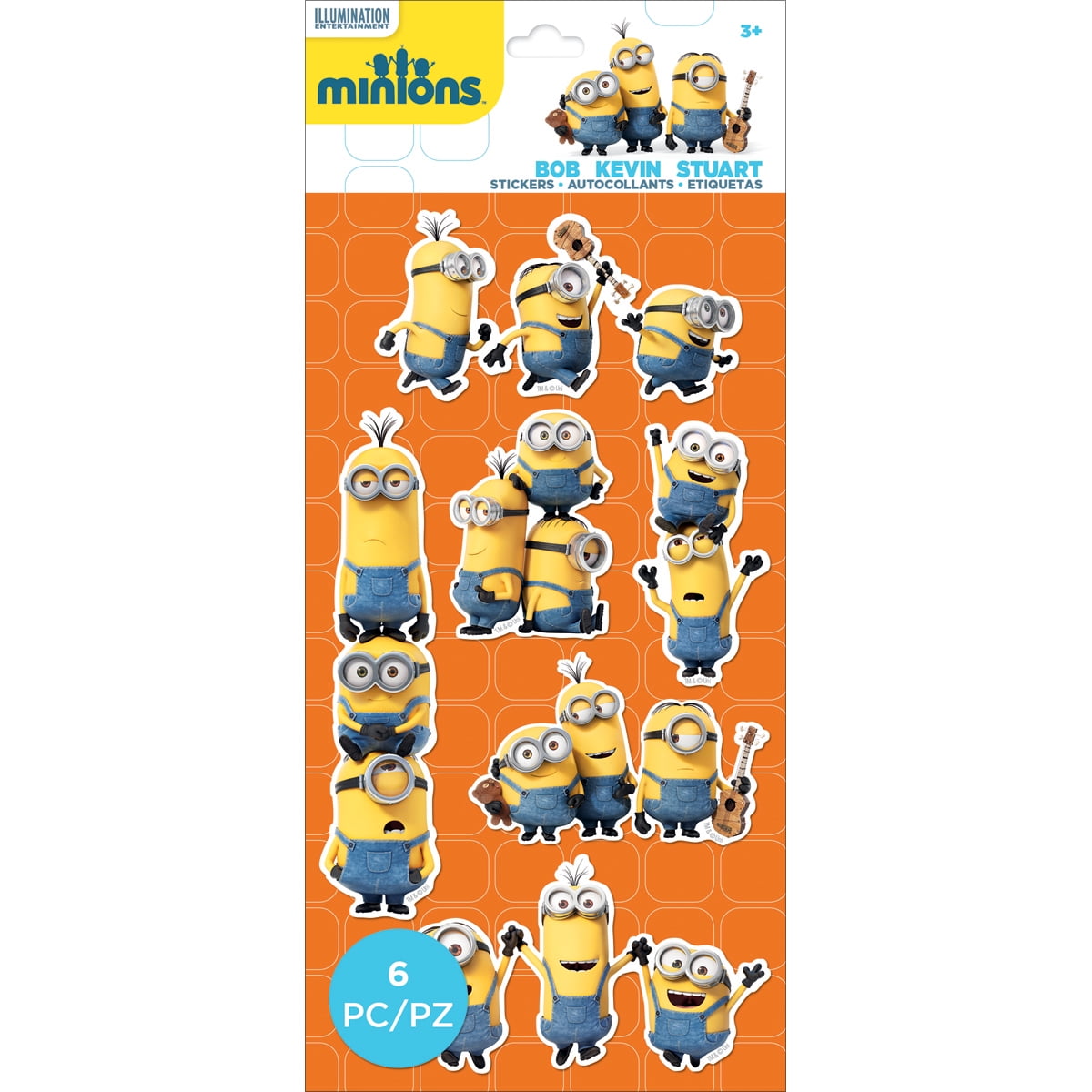 Illumination Entertainment Minions Mini Bob, Kevin, & Stuart Minion