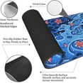 thumbnail image 3 of Japanese Wave Cherry Blossom Blue XXL XL Large Gaming Mouse Pad for Desk, Non-Slip Long Extended Keyboard Pads Mousepad Rubber Table Mat 31.5 X 11.8 Inch, 3 of 7