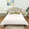 thumbnail image 6 of Haosy Satin Pillowcase for Hair and Skin Standard Cooling Silk Pillow Case with Envelope Closure Cartoon Bunny Walks with Easter Eggs 20"x26", 6 of 9