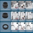 thumbnail image 3 of Accesorio de grifo, extensor de grifo giratorio de material de latón para fregadero de cocina de baño multifunción, fácil instalación con filtración multicapa, 3 of 5