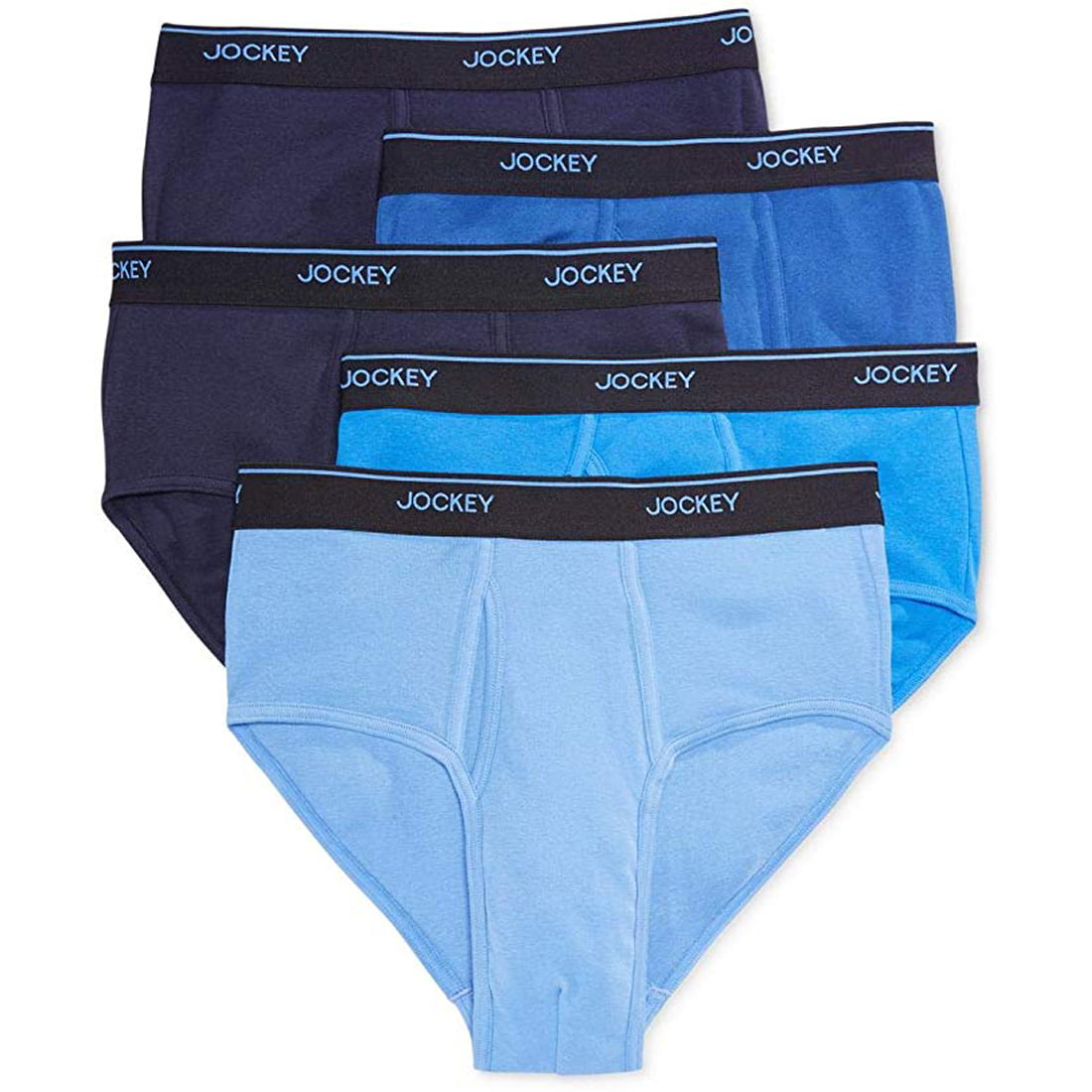 Jockey - Jockey Men's Stay Cool Mid-Rise Underwear Brief - 5 Pack ...