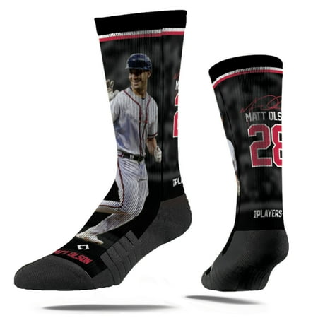 

Strideline Matt Olson Atlanta Braves Walk Off Premium Full Sub Crew Socks