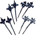 thumbnail image 1 of HSHDLDF WHITEBRIDGE 8 Pcs Épingles à Cheveux Bobby en Strass et Bleu Foncé pour Femmes Filles, 1 of 7
