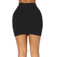 thumbnail image 5 of Coduop Women's Mini Skirt Summer Elastic High Waist Bodycon Pencil Skirt Casual Skater Skirt, 5 of 6