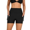 thumbnail image 1 of BeautyIn Short de Natation de Sport pour Femmes Short de Plage Stretch Boxer Short, 1 of 6