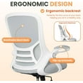 thumbnail image 5 of HYLONE Drafting Chair Tall Office, Ergonomic Standing Desk Stool Adjustable Drafting Chair Big Tall Drafting Office Chair, 5 of 8