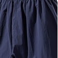 thumbnail image 6 of Xzbqbs Men's Polyester Cargo Shorts Drawstring Breathable Outdoor Summer Bottoms Solid Color Lightweight Athletic Utility Trousers with Pockets, 6 of 6