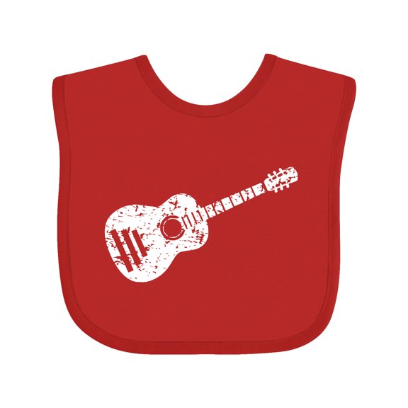 Inktastic Grunge Guitar Boys or Girls Baby Bib