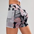 thumbnail image 2 of vigerkar Fashion High Waist Workout Yoga Shorts for Women Tummy Control Athletic Short Pants (Pink, S), 2 of 8