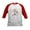 Red/White, variant on CafePress - 2 Robotv2 Baseball Jersey - Kids Cotton Baseball Jersey, 3/4 Sleeve Shirt