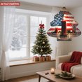 thumbnail image 2 of Metal Hanging Christmas Tree Wind Spinner - Festive Garden Decoration with Candle Design Pine Branch Accents Patriotic Flair, 2 of 6