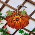 thumbnail image 1 of Metal Pumpkin Garden Stake Fall Decor Decorative Rustic Pumpkin Yard Stake Sign Yard Decor Outdoor Thanksgiving Yellow,A, 1 of 5