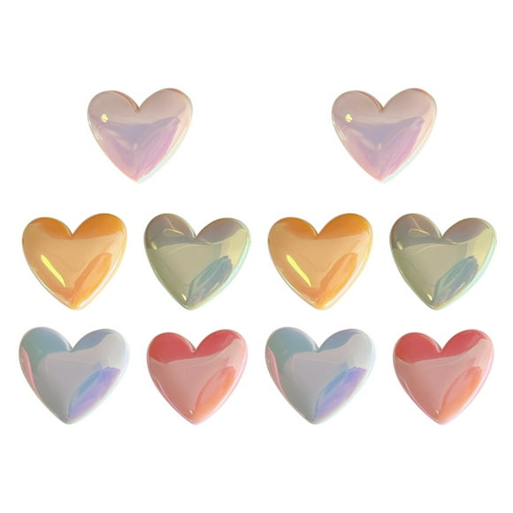 10pcs Love Heart Hair Clip Sweet Hairpin Lovely Hair Barrettes for Girls