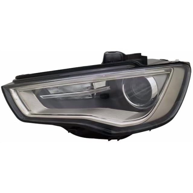 Faro delantero izquierdo del lado del conductor, proyector, luz delantera, lámpara de coche, compatible con Audi A3 Typ 8VS Sedán 2012 2013 2014 2015 2016 VP1933L