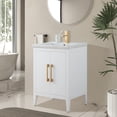 thumbnail image 2 of Vanity Art 24” Single Sink Bathroom Vanity Cabinet with Ceramic Countertop, 2 of 12