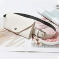 thumbnail image 3 of PU Beige Mini Belt Phone Bag Envelope Waist Pack for Women Small Belt Phone Purse, 3 of 10