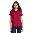 thumbnail image 1 of Polo de piqué de mezcla de policarbón para mujer Port Authority®. L497 Rojo XXL Autoridad Portuaria L497, 1 of 1