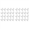 thumbnail image 1 of 200 Clips de Plástico Bulldog, Clips de Papel de Utilidad, Clips de Bisagra para el Hogar, Uso de Oficina Transparente, 1 of 5