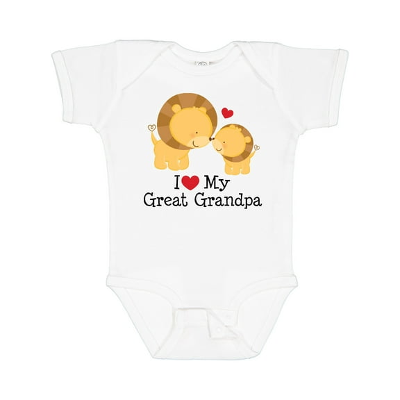 Inktastic I Love My Great Grandpa Boys or Girls Baby Bodysuit