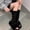 czb# Black1234, variant on Wuxian Cozy Socks Leg Warmers Solid Knitted Over The Knee Stocking Bow Soft Stretchy Thigh Knee High Socks Fuzzy Socks,Black,One Size