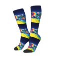 thumbnail image 2 of Saiise Mario Bx Funny Socks Men Women Boys Kids Adults Novelty Graphic Crew Tube Socks Crazy Design Casual Dress Socks for Sports,Running,Travel, 2 of 7