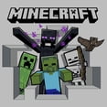 thumbnail image 2 of Junior's Minecraft Enemy Mobs  Graphic Tee Athletic Heather X Large, 2 of 3