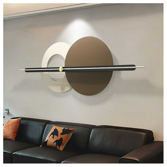 Large Modern Metal Wall Decor,3D Handmade Wall Hanging Wall Sculptures for Living Room/Dinning Room/Bedroom/Entryway/Hallways/Fireplaces