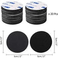 thumbnail image 2 of 3M Scratch Autocollant Double Face Extra Fort, Noir Bande Auto-Adhésif Réutilisable Rond 5cm Adhésif Double Face Puissant pour Bricolage/Cadre Photos, 20 Pcs, 2 of 5