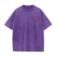 thumbnail image 4 of hotojiny Men's Oversized Cotton T-Shirts Loose Fit Vintage Washed Tee Unisex Short Sleeve Casual Shirts Tops Valentine's Day Outfit, 4 of 5