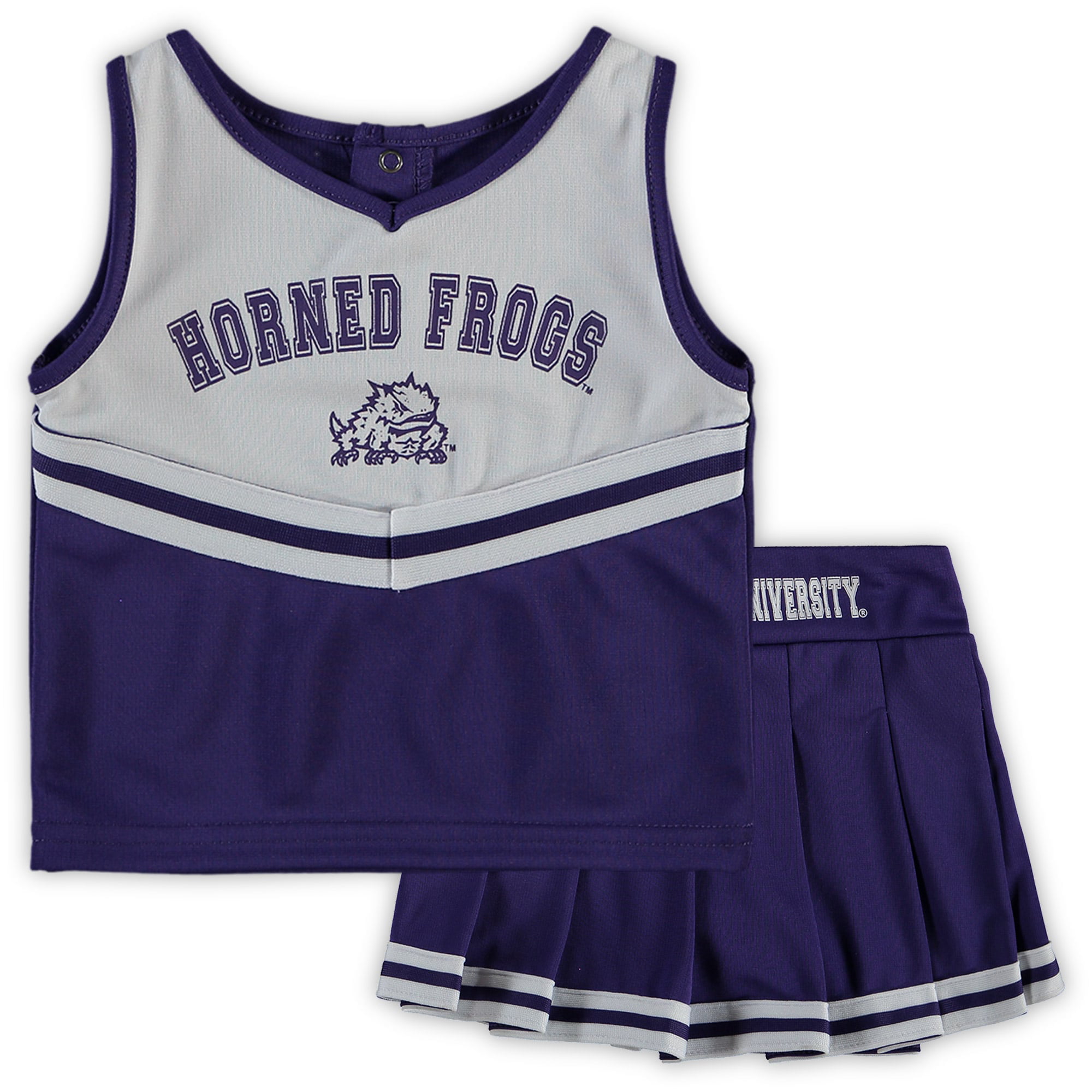 Baby Fanatic NCAA TCU Horned Frogs Infant and Toddler Sports Fan Apparel 