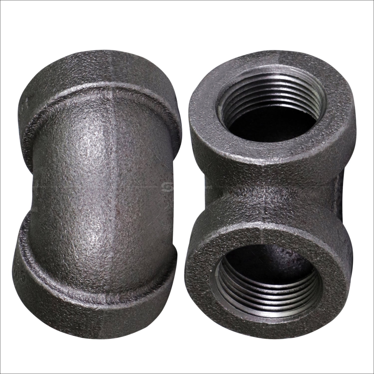 Supply Giant 1-1/4" 90 Degree Black Pipe Street Elbow, Cast Iron