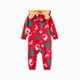 thumbnail image 3 of Conjuntos de pijamas familiares navideños con capucha y estampado integral de renos en 3D, 3 of 5