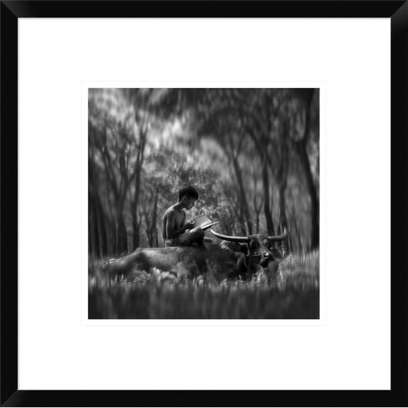 Global Gallery Antonyus Bunjamin (Abe) 'Learn Spirit' Framed Wall Art