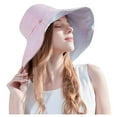 thumbnail image 1 of CNKOO Women‘s Summer Big Sun Hat Sun Protection Foldable Sun Beach Hat, 1 of 3