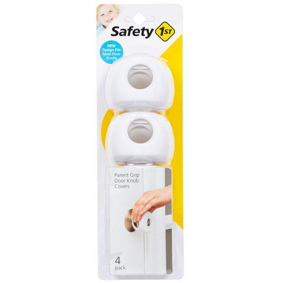 Safety 1ˢᵗ Parent Grip Door Knob Covers, White