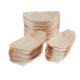 thumbnail image 3 of Bandeja de madera con forma de barco de 100 piezas, plato para sushi, ensalada, postre, vajilla para banquetes 170x85mm, 3 of 9