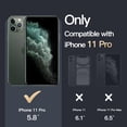 thumbnail image 2 of JETech Magnetic Case for iPhone 11 Pro 5.8-Inch Compatible with MagSafe Wireless Charging, Shockproof Phone Bumper Cover, Anti-Scratch Clear Back (Midnight Green), 2 of 7