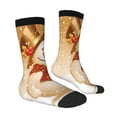 thumbnail image 4 of Yiaed Christmas Snowman Gift Print Great elasticity Crew Socks Sports socks for Men and Women, 4 of 5