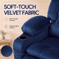 thumbnail image 5 of 26in Oversized Lift Chair for Elderly, LEGAHOME Large Power Lift Recliner Chair with Massage and Heat, Massage Recliner Chair for Big and Tall Adults, with Infinite Position and Side Pocket, Blue, 5 of 8