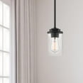 thumbnail image 4 of Designers Fountain 93330-BK Jedrek 1 Light Mini-Pendant in Black, 4 of 6