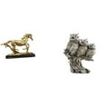 thumbnail image 1 of Figura de caballo, escultura en miniatura, adorno de resina coleccionable, estatua de animal, regalo decorativo, arte adecuado para el hogar, la ofici, 1 of 8