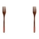 thumbnail image 3 of Kearding Palillos de Juego de vajilla de mango largo Accesorios para el hogar Utensilio de cocina Herramienta Tenedor de cocina para Tenedor de Horquilla Línea Marrón 2Conjunto, 3 of 6