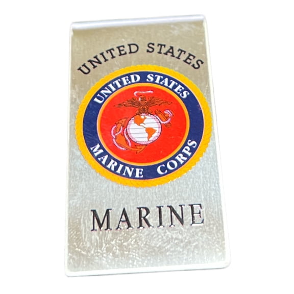 Marines money clip