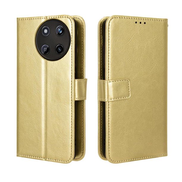 Funda tipo libro para Realme 11 4G, cartera todo‑en‑uno, funda multifuncional con tarjetero y correa de muñeca desmontable