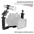 thumbnail image 5 of Underwater Camera Tray Stabilizer Dual Handle Rig, Tray Black, 5 of 5