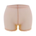 thumbnail image 4 of Compression Shorts - High Waisted Women Mesh Body Shorts - Under Dress Shapewear Shorts, No Chub Rub Beige XL, 4 of 6